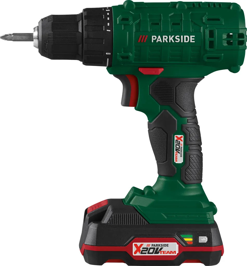 🛠 Δραπανοκατσάβιδο Μπαταρίας PARKSIDE® 20 V »PBSA 20-Li A1«, με μπαταρία και φορτιστή
