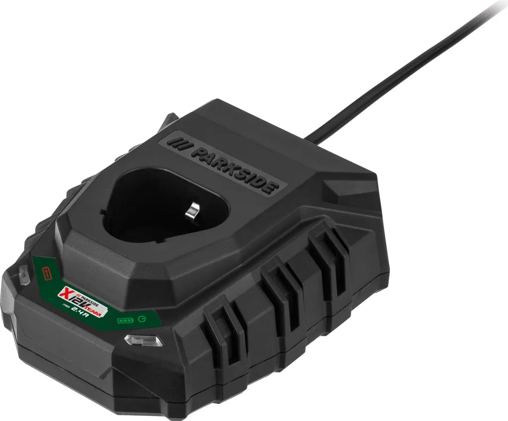 Σετ μπαταριών με φορτιστή PARKSIDE® 2/4 Ah »PAPK 12 A4/PAPK 12 B4«, συμπεριλαμβανομένου φορτιστή 2,4 A »PLGK 12 A3«