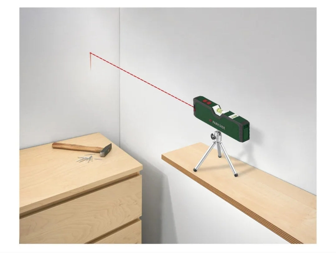 〽️ Αλφάδι Λέιζερ PARKSIDE® & »PLW A5«, με cross line και line laser