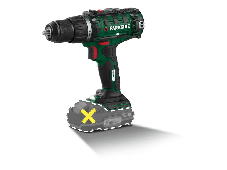 Τρυπάνι/κατσαβίδι μπαταρίας PARKSIDE® 20 V »PABS 20 Li H9«, χωρίς μπαταρία και φορτιστή