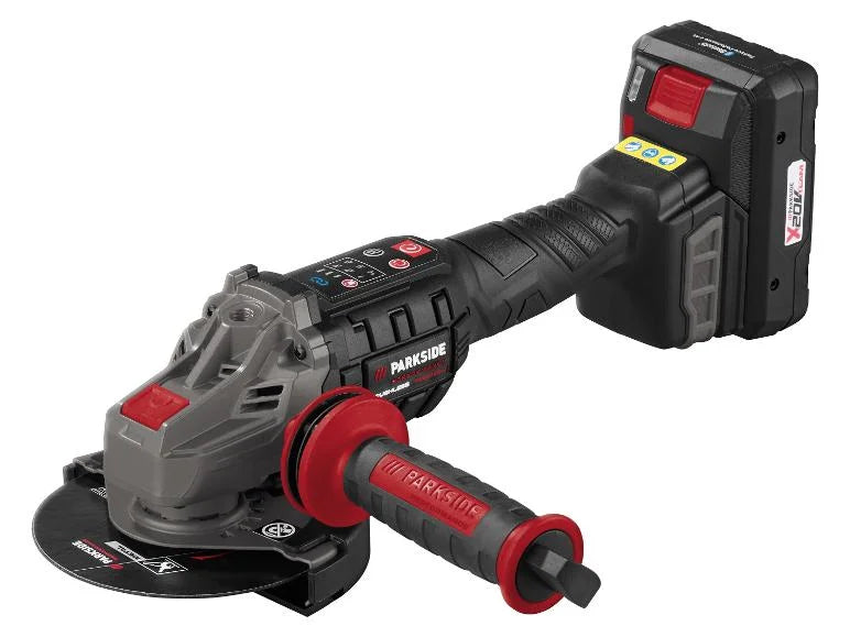 Γωνιακός τροχός Μπαταρίας PARKSIDE PERFORMANCE® 20 V »PWSAP 20-Li F6«, με μπαταρία και φορτιστή