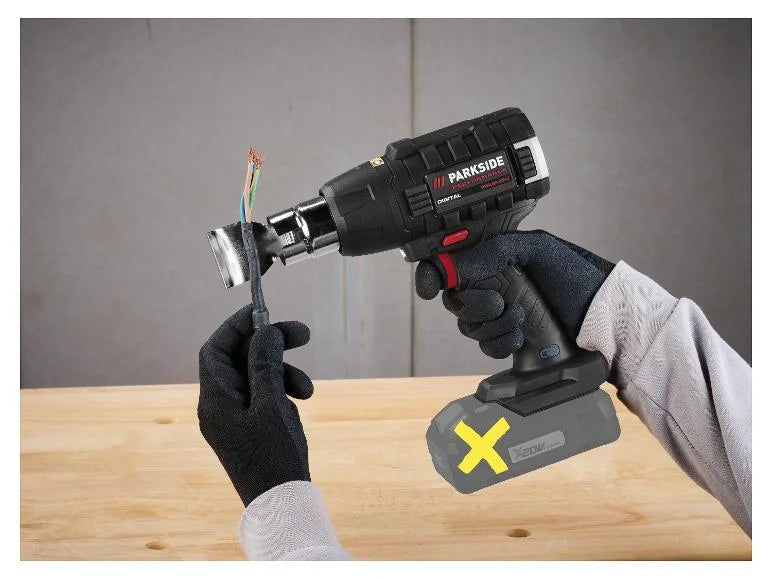 Πιστόλι θερμού αέρα Μπαταρίας PARKSIDE PERFORMANCE® 20V, PPHLGA 20-Li A2 (χωρίς μπαταρία και φορτιστή)