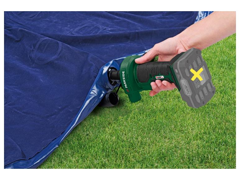 Επαναφορτιζόμενη αντλία αέρα PARKSIDE® 20 V »PALP 20-Li B2« χωρίς μπαταρία και φορτιστή