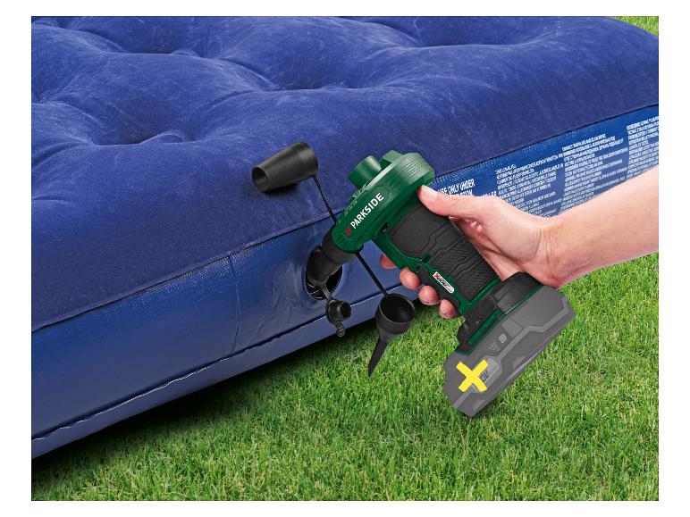 Επαναφορτιζόμενη αντλία αέρα PARKSIDE® 20 V »PALP 20-Li B2« χωρίς μπαταρία και φορτιστή