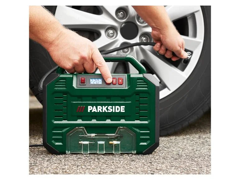🌬Φορητός Αεροσυμπιεστής PARKSIDE® με ψηφιακή οθόνη »PMK 150 A1«