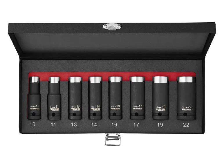 Σετ καρυδάκια κρούσης PARKSIDE PERFORMANCE® »PSNP 8 B2«, 8 τεμαχίων