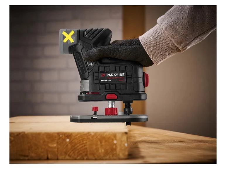 🛠Ρούτερ ακμών Μπαταρίας PARKSIDE PERFORMANCE® 12 V "PPAKF 12 A1", χωρίς μπαταρία και φορτιστή