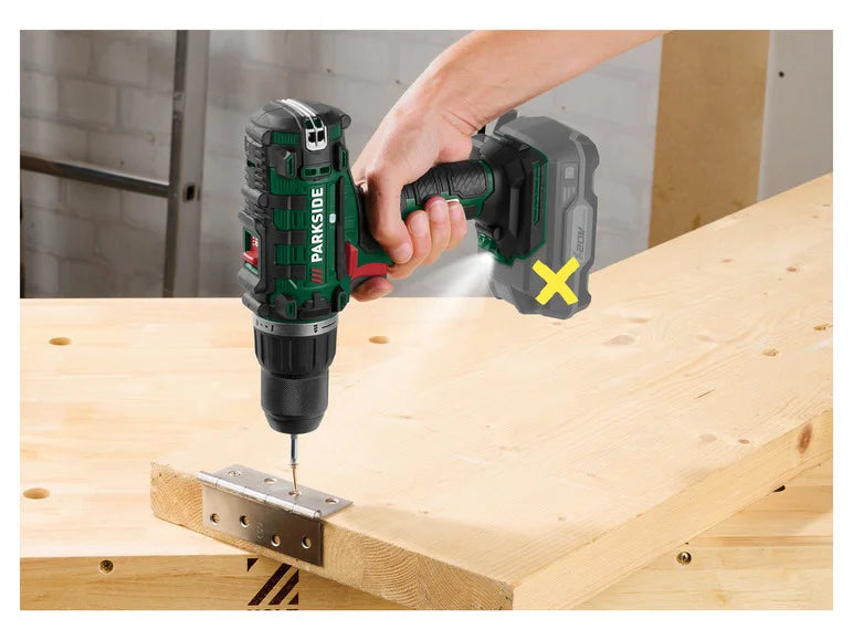 Τρυπάνι/κατσαβίδι μπαταρίας PARKSIDE® 20 V »PABS 20 Li H9«, χωρίς μπαταρία και φορτιστή
