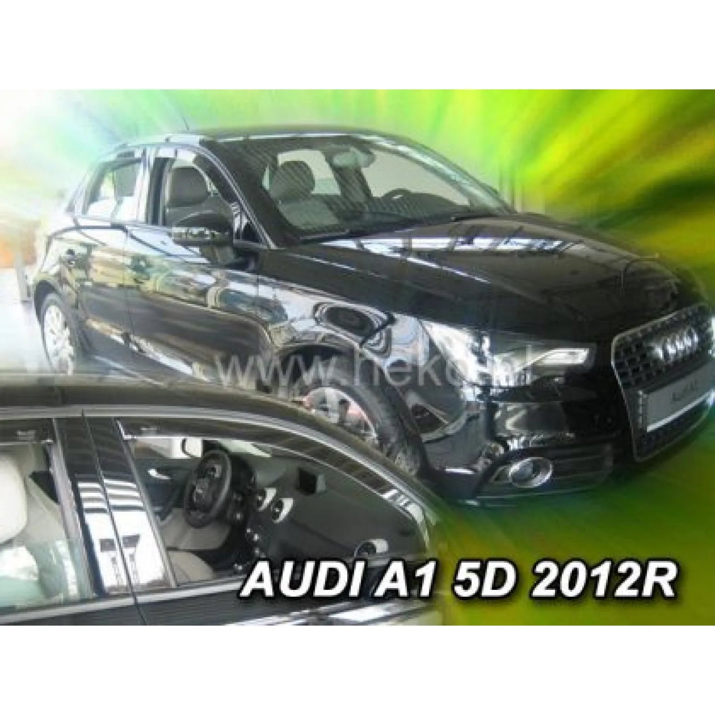 Ανεμοθραύστες για AUDI A1 (2010-2018) 5 πορτο - 4 τμχ. εμπρός και πίσω