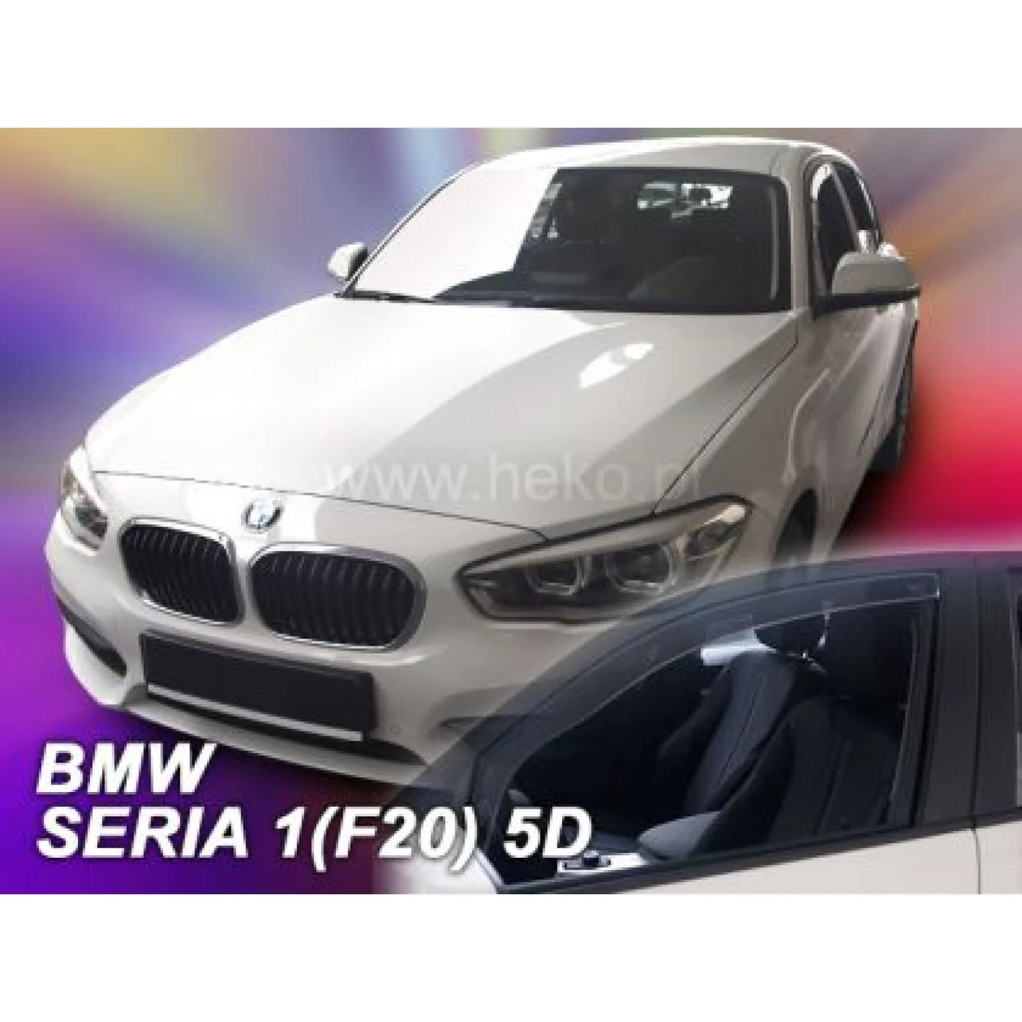 Ανεμοθραύστες για BMW 1 E87 (2004-2011) 5 πορτο - 2 τμχ. εμπρός