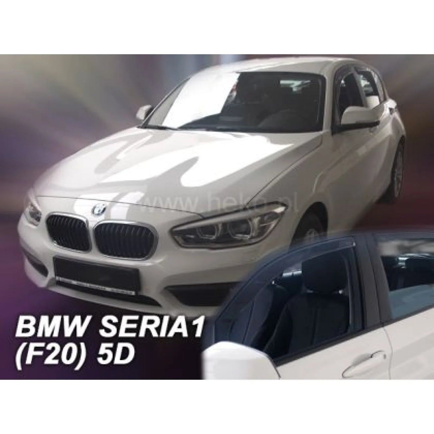 Ανεμοθραύστες για BMW 1 F20 (2011+) 5 πορτο - 4 τμχ. εμπρός και πίσω