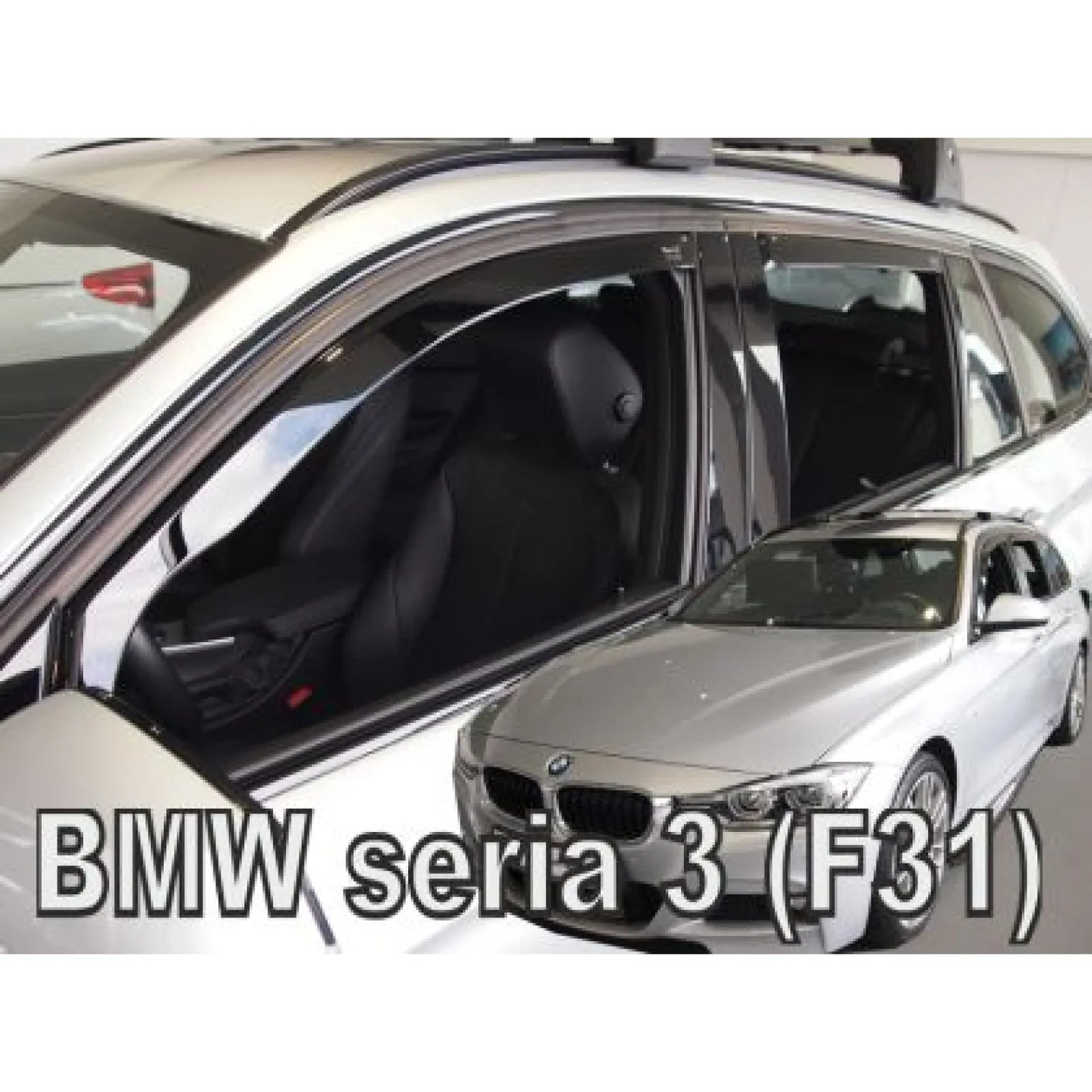 Ανεμοθραύστες για BMW 3 F31 (2012+) combi - 4 τμχ. εμπρός και πίσω