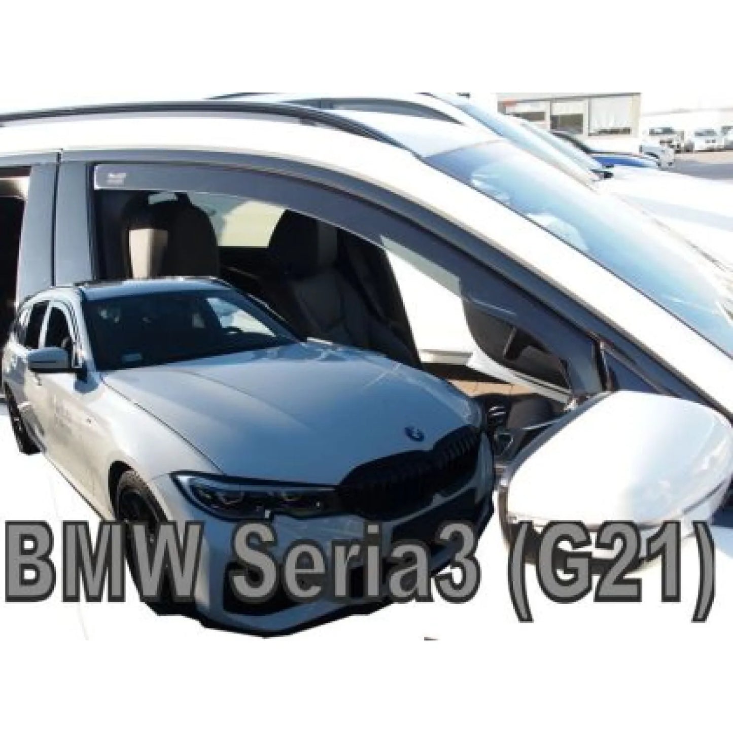 Ανεμοθραύστες για BMW 3 G20/G21 (2019+) 4D, 5D - 2 τμχ. εμπρός