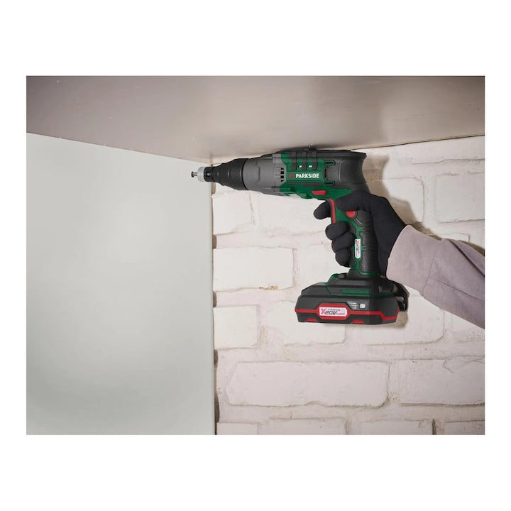 🛠 Κατσαβίδι γυψοσανίδας Μπαταρίας PARKSIDE® 20 V "PTBSA 20-Li A1", με μπαταρία και φορτιστή