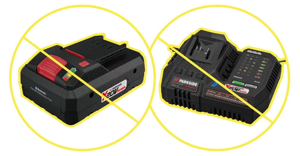 Γωνιακός Τροχός 125mm PARKSIDE PERFORMANCE PPWSA 20-Li A1 χωρίς μπαταρία και φορτιστή
