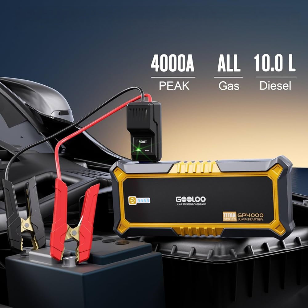 Εκκινητής Μπαταρίας GOOLOO 4000A