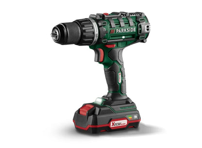 🛠 Σετ Τρυπάνι Επαναφορτιζόμενο PARKSIDE® 20 V 2 σε 1 »PABS 20-Li G8« Με 2 μπαταρίες, φορτιστή και συλλογή με εξαρτήματα!!! - Carpouxtsis Glass