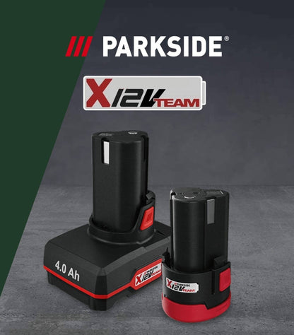 🔋Επαναφορτιζόμενη μπαταρία PARKSIDE®️ 12 V 4 Ah PARK 12 B4 - CarpouxtsisGLASS L.P.   🔋Επαναφορτιζόμενη μπαταρία PARKSIDE®️ 12 V 4 Ah PARK 12 B4 ✅️ Υψηλής απόδοσης μπαταρίας ιόντων λιθίου ✅️ Τεχνολογία cell balancing για περισσότερη αυτονομία και μεγαλύτερη διάρκεια ζωής ✅️ Ομοιόμορφη επιβάρυνση κυψελών μπαταρίας ✅️ Μειστοποιεί το δυναμικό φόρτισης 🔹️Τύπος: Ιόντων λιθίου 🔹️Ονομαστική τάση:** 12 V 🔹️Χωρητικότητα:** 4 Ah 💡Ενδείκνυται με όλες τις συσκευές της σειράς "Χ 12V Team" IAN426385_2307