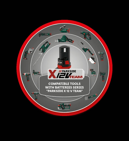 🔋 Επαναφορτιζόμενη Μπαταρία PARKSIDE PERFORMANCE® 12 V / 2,5 Ah »PAPK 12 2,5 A1«, ιόντων λιθίου