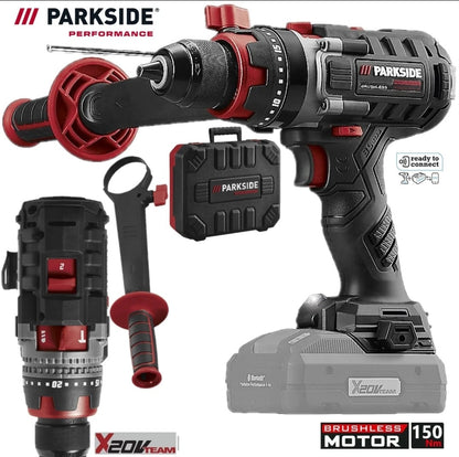 🛠 150NM!! Δράπανο μπαταρίας PARKSIDE PERFORMANCE® 20 V “PPBSA 20-Li A1”, [χωρίς μπαταρία και φορτιστή]