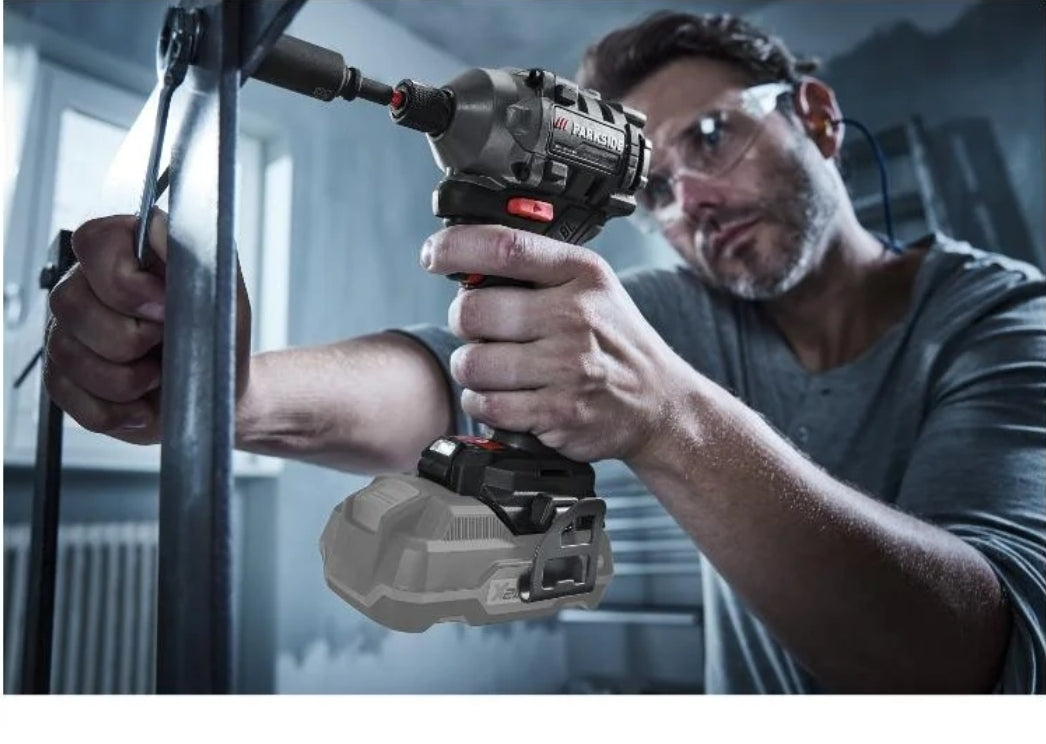 🛠 Επαναφορτιζόμενο κρουστικό κατσαβιδι PARKSIDE PERFORMANCE® 20 V »PDSSAP 20-Li D3«, 1/4", χωρίς μπαταρία και φορτιστή