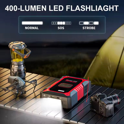 Εκκινητής Μπαταρίας 3000A & Αεροσυμπιεστής 150 PSI GOOLOO A3