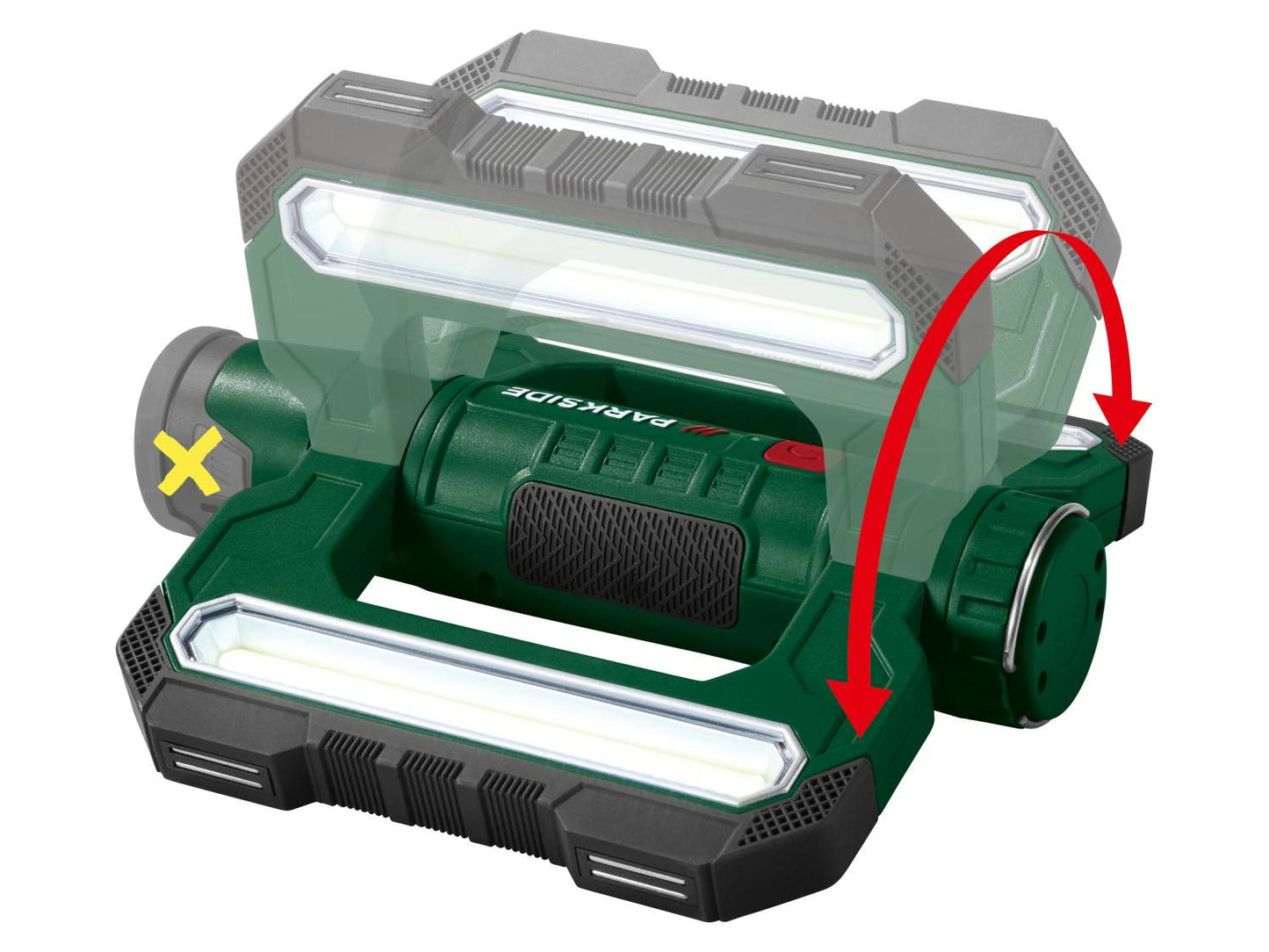 Επαναφορτιζόμενο φως LED PARKSIDE®  12V »PLLB 12 A1«, χωρίς μπαταρία και φορτιστή