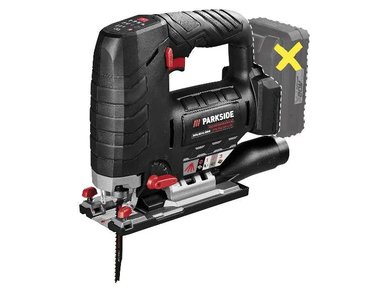 🪚 Σέγα Μπαταρίας PARKSIDE PERFORMANCE® 20 V »PPSTDA 20-Li A1«, χωρίς μπαταρία και φορτιστή