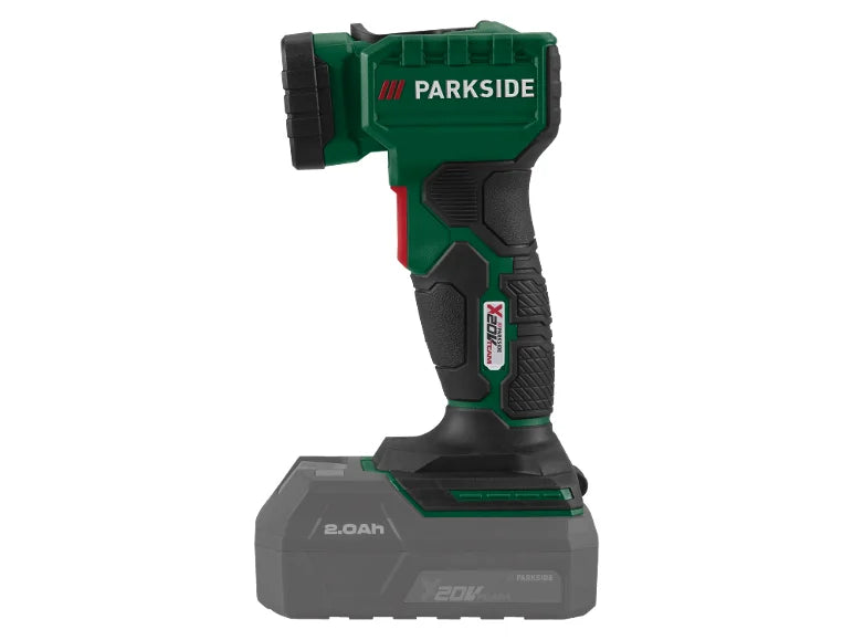 Φακός χειρός LED επαναφορτιζόμενος 20V PARKSIDE® »PLHLA 20-Li«, χωρίς μπαταρία και φορτιστή