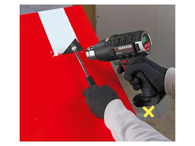 Πιστόλι θερμού αέρα Μπαταρίας PARKSIDE PERFORMANCE® 20V, PPHLGA 20-Li A2 (χωρίς μπαταρία και φορτιστή)