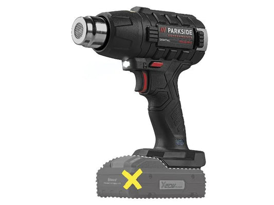 Πιστόλι θερμού αέρα Μπαταρίας PARKSIDE PERFORMANCE® 20V, PPHLGA 20-Li A2 (χωρίς μπαταρία και φορτιστή)