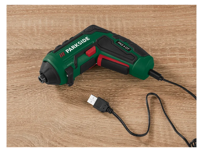 Κατσαβίδι Μπαταρίας PARKSIDE® 4V »PAS 4 D7«, με μπαταρία και καλώδιο φόρτισης