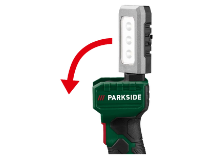 Λάμπα Μπαταρίας χειρός LED PARKSIDE® 20V »PLHLA 20 Li A1« / Ασύρματη λάμπα χειρός LED 20V »PLHLA 20-Li C1« (χωρίς μπαταρία και φορτιστή)