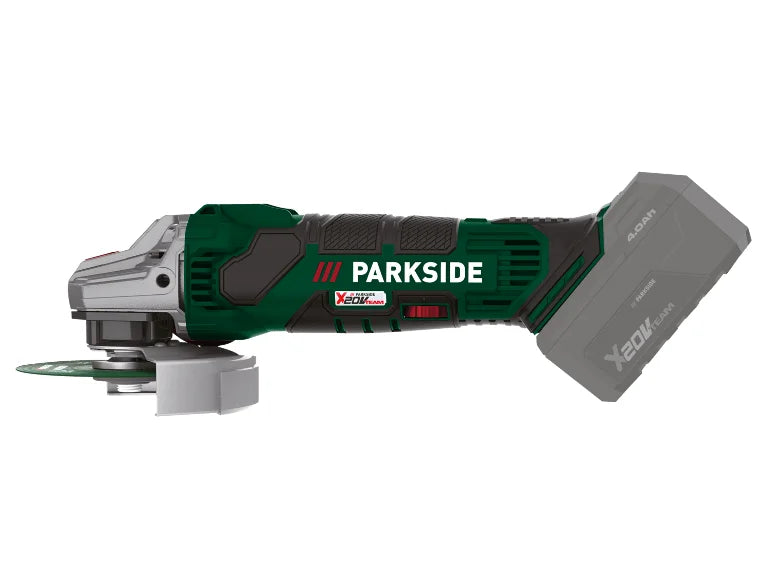 Γωνιακός τροχός PARKSIDE 20V »PWSA 20-Li G4«, χωρίς μπαταρία και φορτιστή