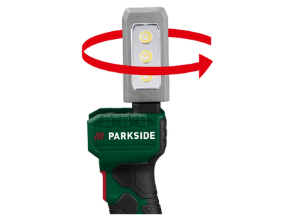 Λάμπα Μπαταρίας χειρός LED PARKSIDE® 20V »PLHLA 20 Li A1« / Ασύρματη λάμπα χειρός LED 20V »PLHLA 20-Li C1« (χωρίς μπαταρία και φορτιστή)
