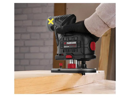 🛠Ρούτερ ακμών Μπαταρίας PARKSIDE PERFORMANCE® 12 V "PPAKF 12 A1", χωρίς μπαταρία και φορτιστή
