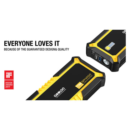 ⚡️Εκκινητής Μπαταρίας Οχημάτων 4000A / Jump Starter - PowerBank 26800mAh GOOLOO GP4000 - Carpouxtsis Glass