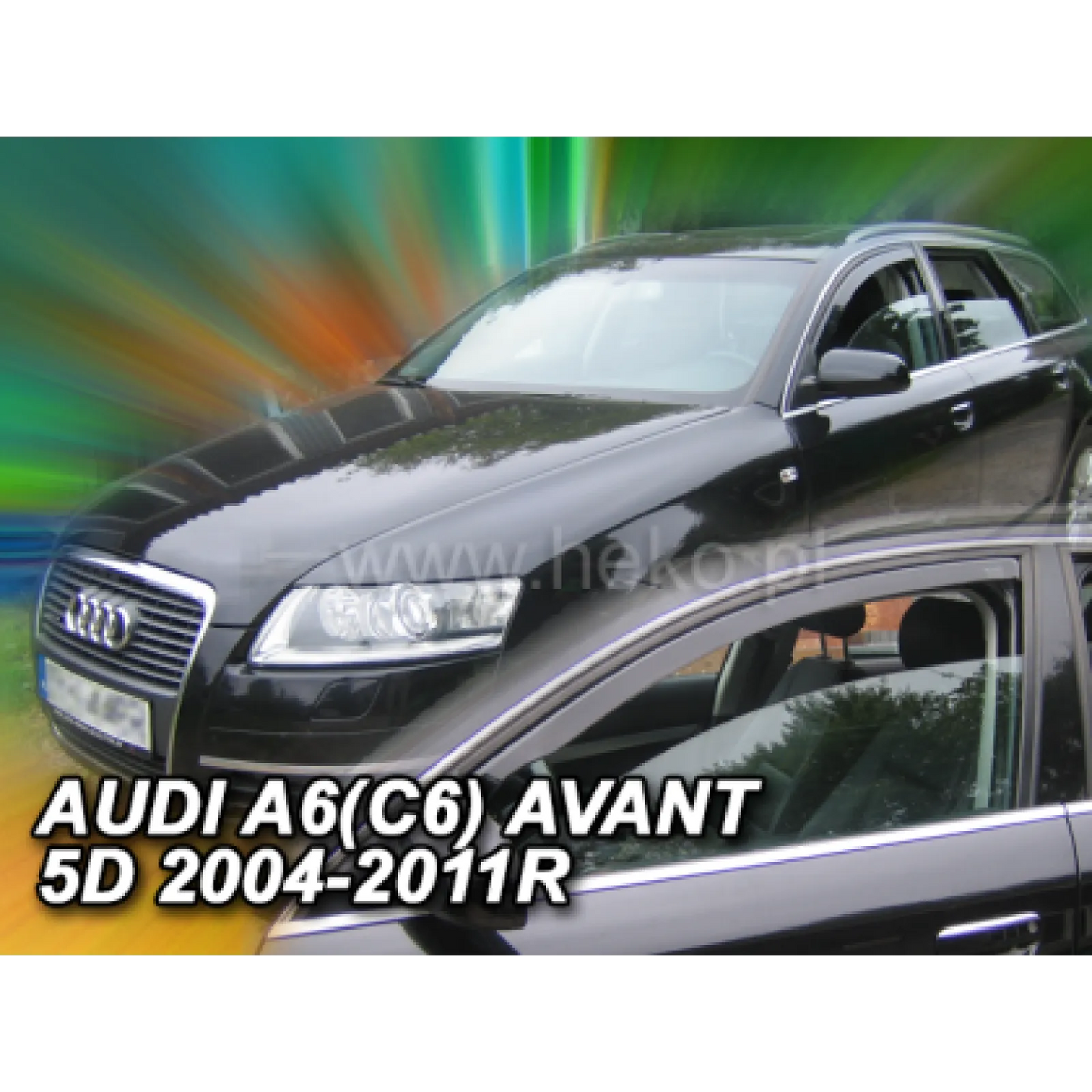 Ανεμοθραύστες για Audi A6 C6 (2004-2011) combi - 4 τμχ. εμπρός και πίσω