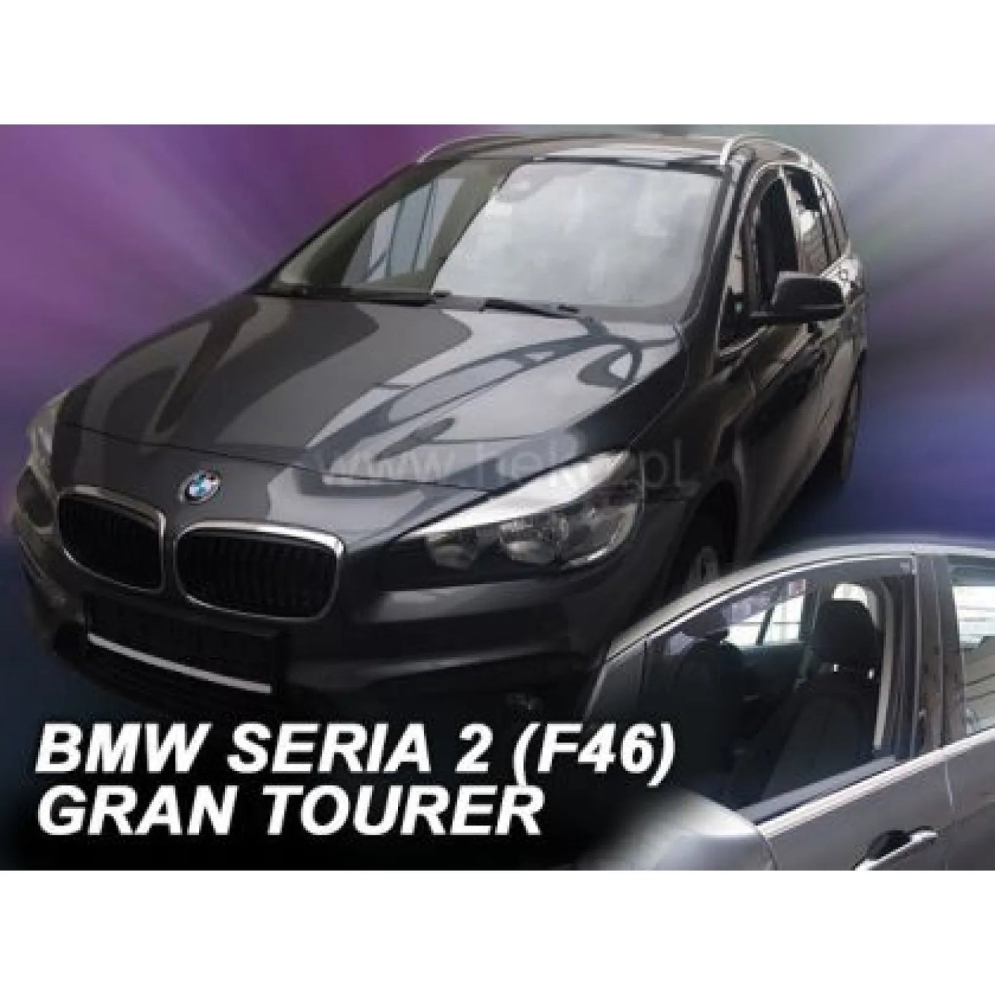 Ανεμοθραύστες για BMW 2 F46 Gran Tourer (2015+) 5 πορτο - 2 τμχ. εμπρός