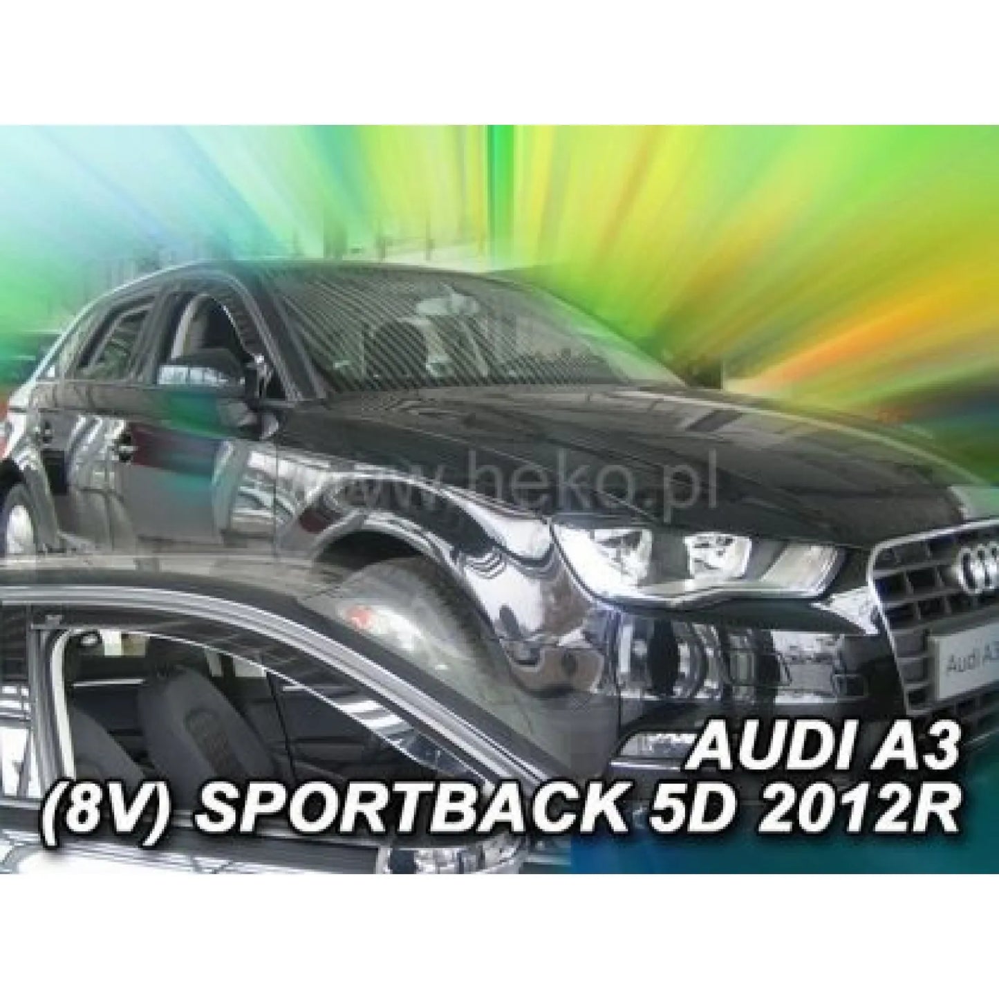 Ανεμοθραύστες για AUDI A3 Sportback (2012-2020) 5 πορτο - 4 τμχ. εμπρός και πίσω