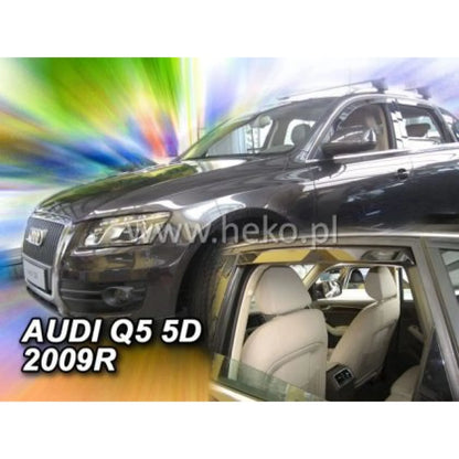 Ανεμοθραύστες για Audi Q5 (2009-2016) - 4 τμχ. εμπρός και πίσω