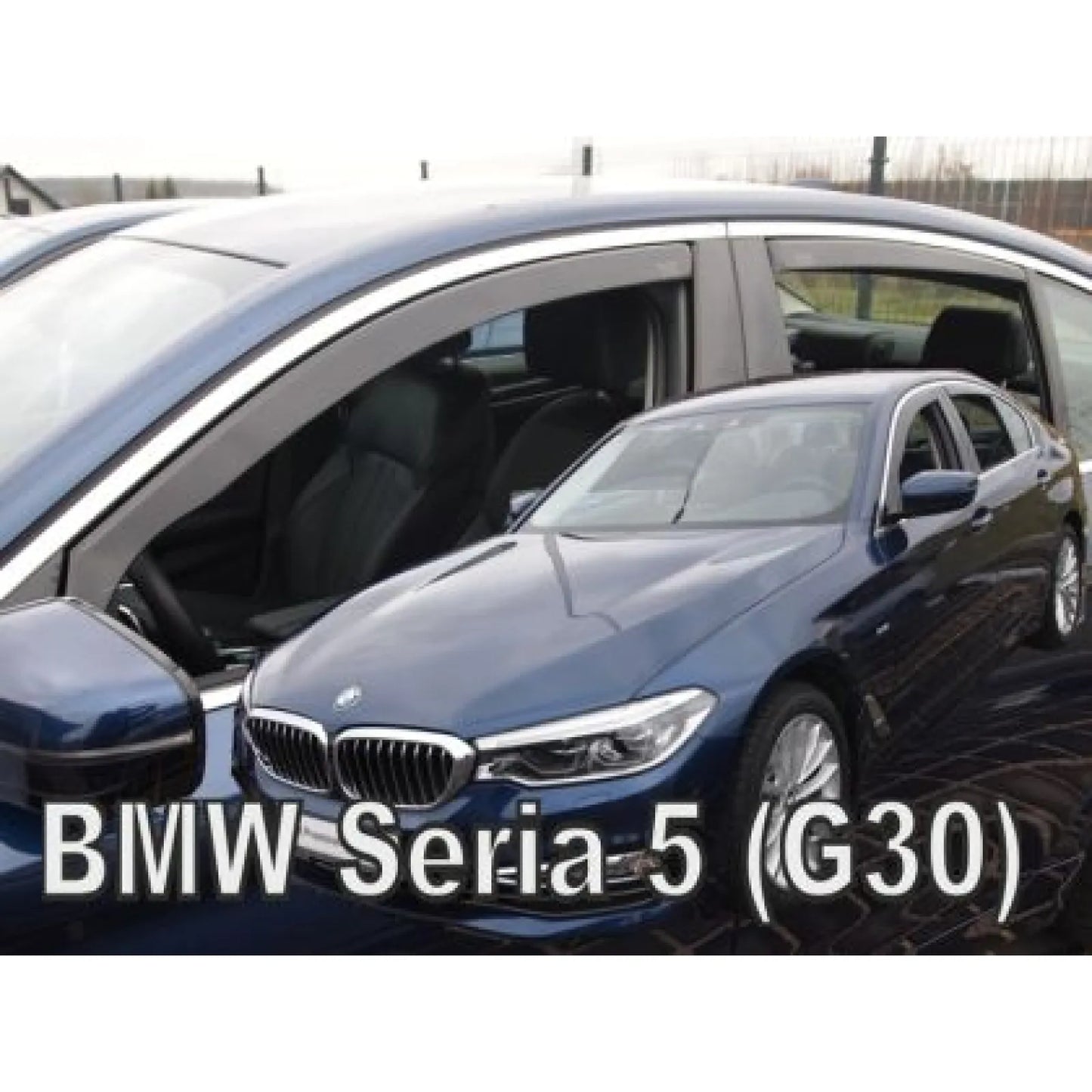 Ανεμοθραύστες για BMW 5 G30 (2017+) Sedan - 4 τμχ. εμπρός και πίσω