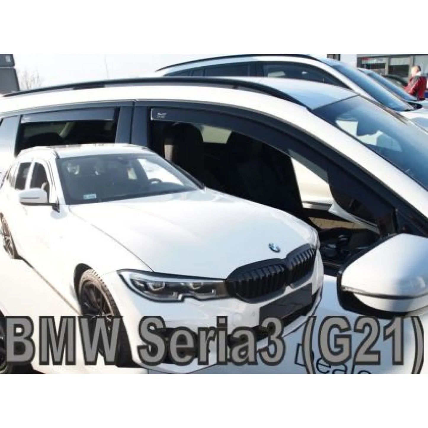 Ανεμοθραύστες για BMW 3 G21 (2019+) 5D - 4 τμχ. εμπρός και πίσω