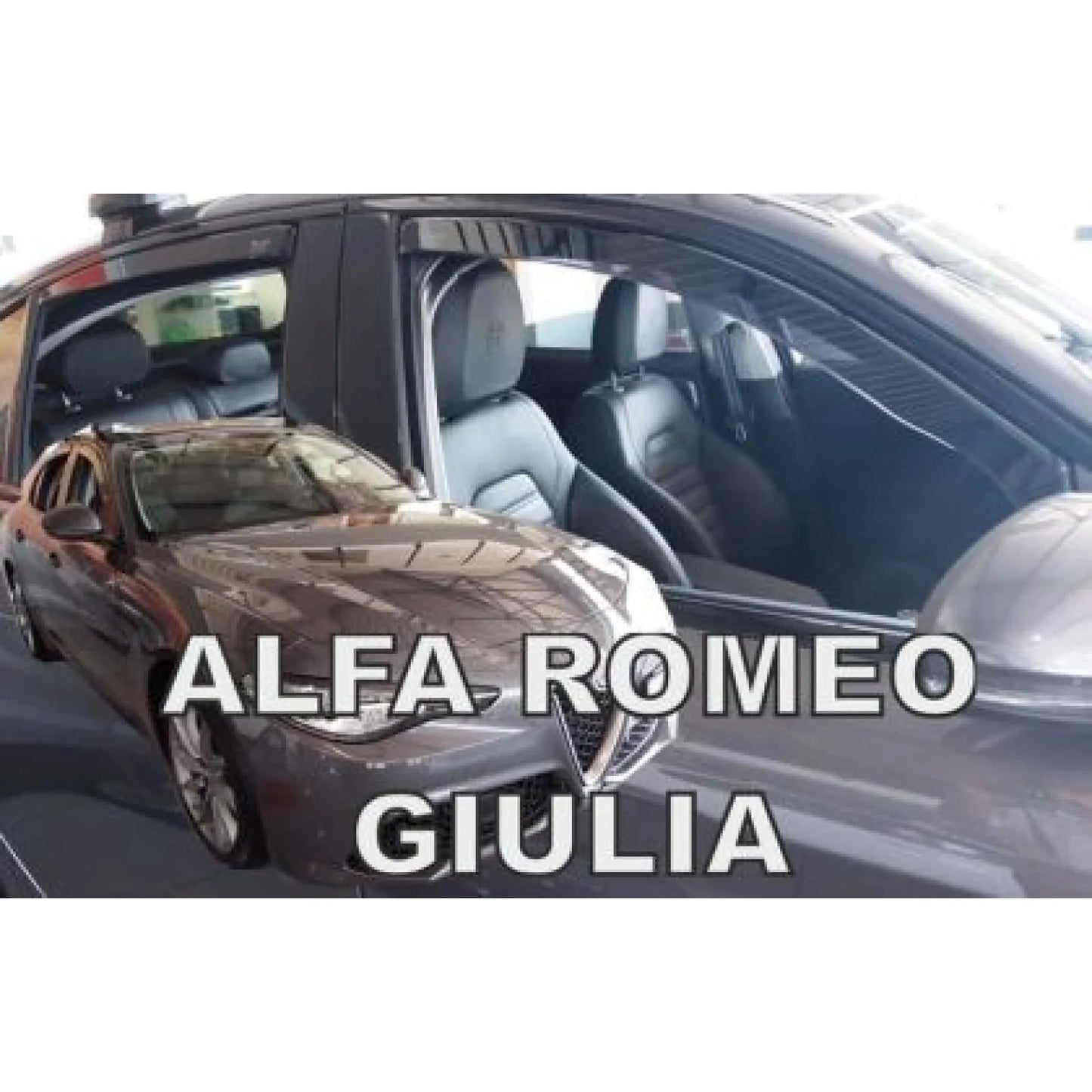 Ανεμοθραύστες για Alfa Romeo Giulia (2016+) - 4 τμχ. εμπρός και πίσω