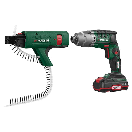 🛠 Κατσαβίδι γυψοσανίδας Μπαταρίας PARKSIDE® 20 V "PTBSA 20-Li A1", με μπαταρία και φορτιστή