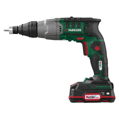 🛠 Κατσαβίδι γυψοσανίδας Μπαταρίας PARKSIDE® 20 V "PTBSA 20-Li A1", με μπαταρία και φορτιστή