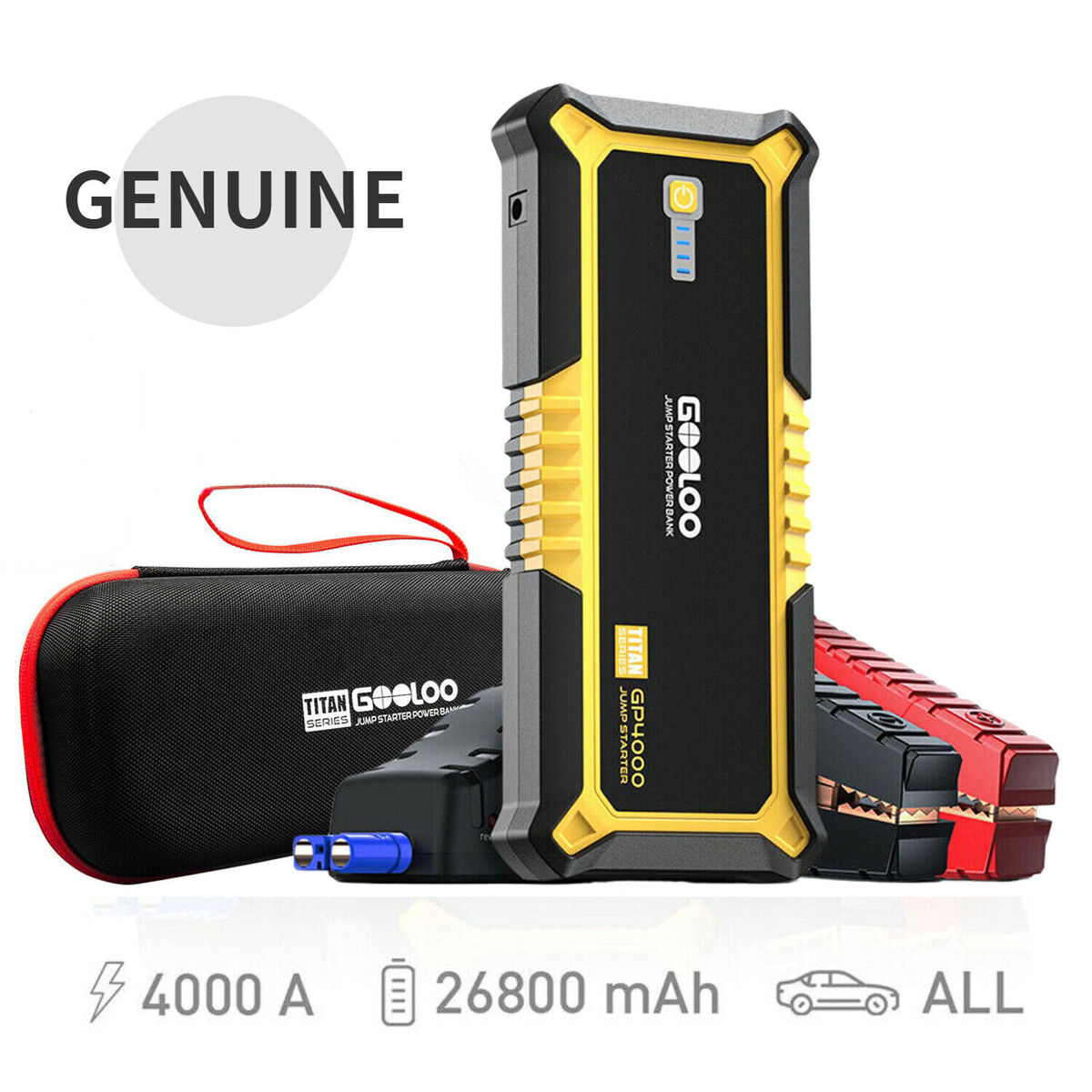 Εκκινητής Μπαταρίας GOOLOO 4000A