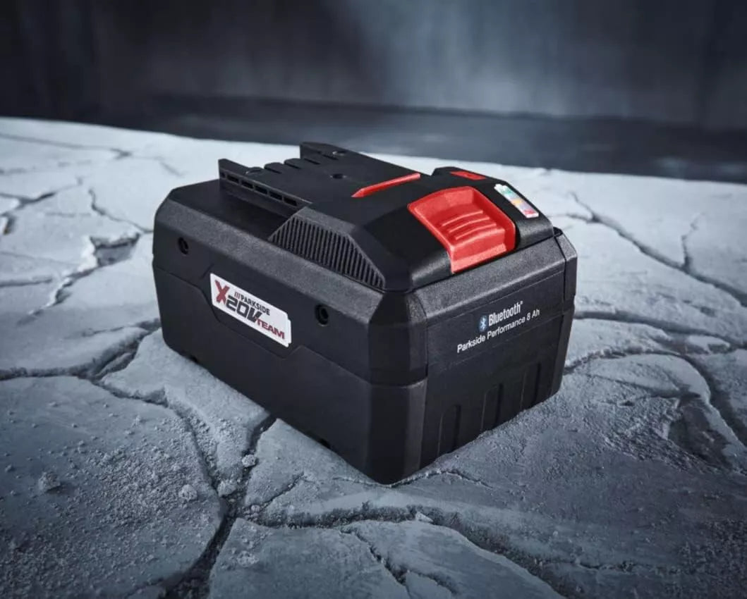 🔋 Έξυπνη μπαταρία PARKSIDE PERFORMANCE 20 V »PAPS 208 A1«, 8 Ah, ελεγχόμενη μέσω της εφαρμογής Lidl