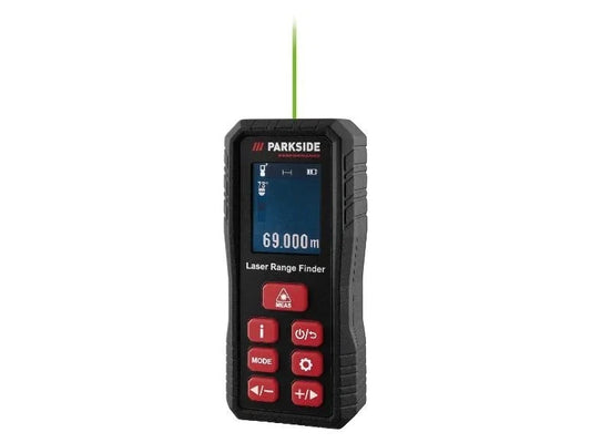 PARKSIDE PERFORMANCE® Μετρητής αποστάσεων λέιζερ »PLEMP 75 A1«, με λειτουργία μνήμης